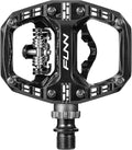 Funn Clast Clip-in Pedals with Dual Platform for MTB, Commuting, Touring, SPD-Compatible Clipless Pedal on One Side, Flat Platform on The Other