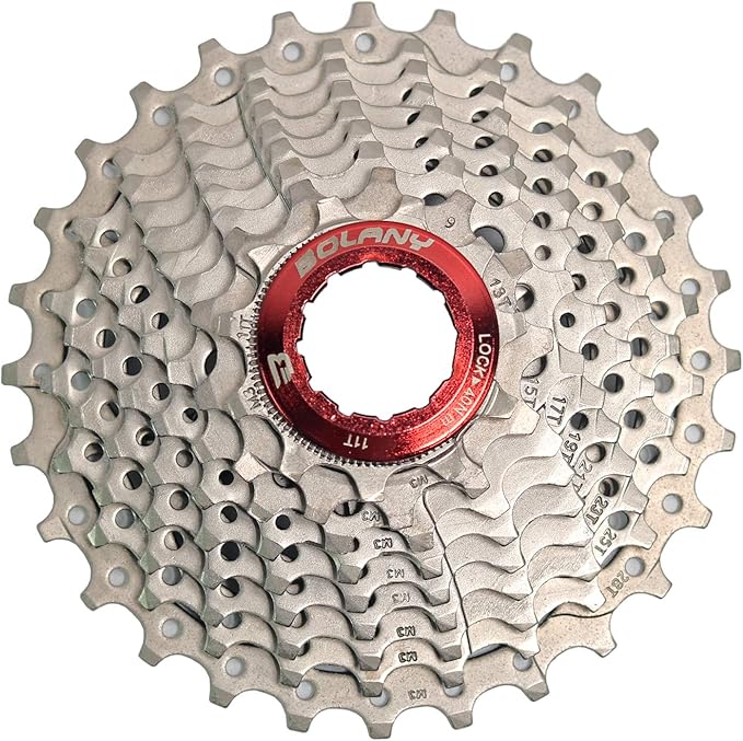 BOLANY Bike 8/9/10 Speed Cassette 11-25T/32T/36T/40T/42T/46T/50T Fit for MTB Bike, Road Bicycle, Lightweight Cassette, Compatible with Shimano SRAM Sunrace