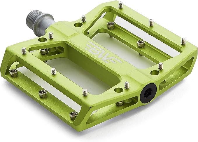 Berm Platform Bike Pedals - Lightweight Aluminum Flat Pedals for MTB and BMX