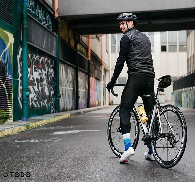 TODO PRO Cycling Socks - Breathable Bike Socks for Men and Women