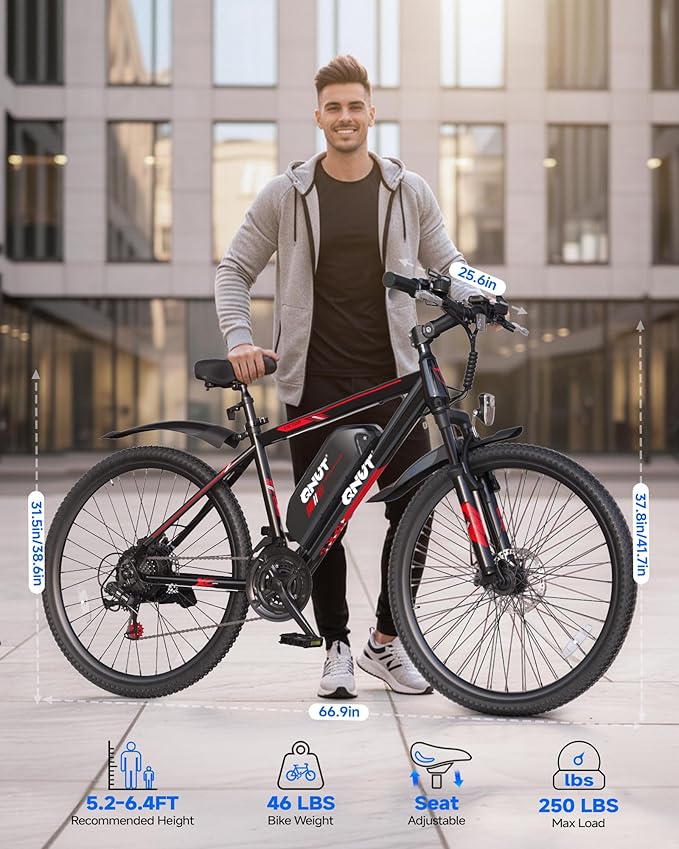 Electric Bike for Adults & Teens - 350W 26" Victor Ebike - 21-Speed, 20Mph Up to 40Miles with Dual Disc Brakes, Commuter E-MTB for Men Women | UL 2849 Certified