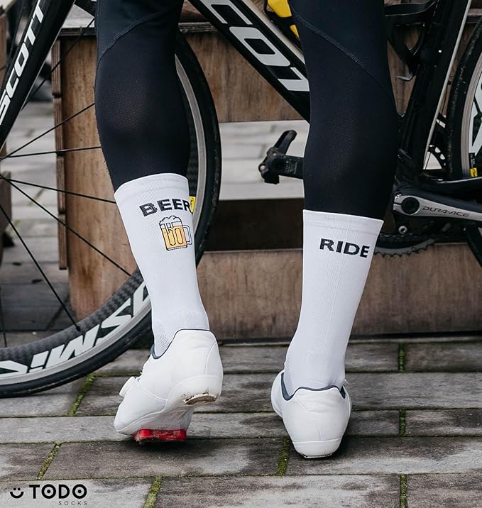TODO PRO Cycling Socks - Breathable Bike Socks for Men and Women