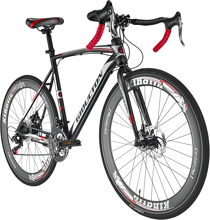 EUROBIKE Mens Road Bike, YH-XC550 Road Bike for Men, 54cm Frame Bicycle, 700C Wheels,Urban Commuter Bikes