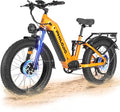 PHILODO Electric-Bike for Adults, Dual-Motor-Ebike Hunting-Ebike 5000W, 60V 32AH Long Range Dirtbike, Fat-Tire-Electric-Bicycle, Full Suspension for Off-Road Snow Sand