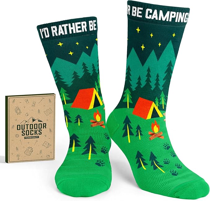 VICRAZY Hiking, Cycling, Camping Socks for Men, Women - Hiking, Bicycle, Camping, Bike Accessories, Stocking Stuffers