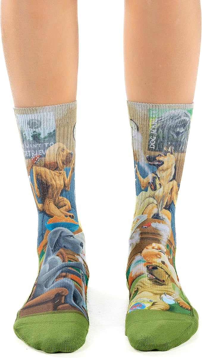 Good Luck Sock Novelty Crew Socks for Adults - For Men, Women and Teens
