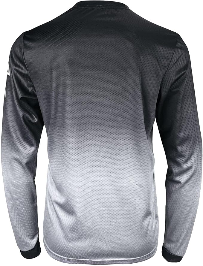 Men's Mountain Bike Shirts Long Sleeve MTB Off-Road Motocross Jersey Quick Dry&Moisture-Wicking
