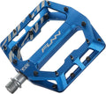 Funn Funndamental Flat Pedals - Wide Platform Bicycle Pedals for BMX/MTB Mountain Bike, Adjustable Grip for Outstanding Stability, 9/16-inch CrMo Axle