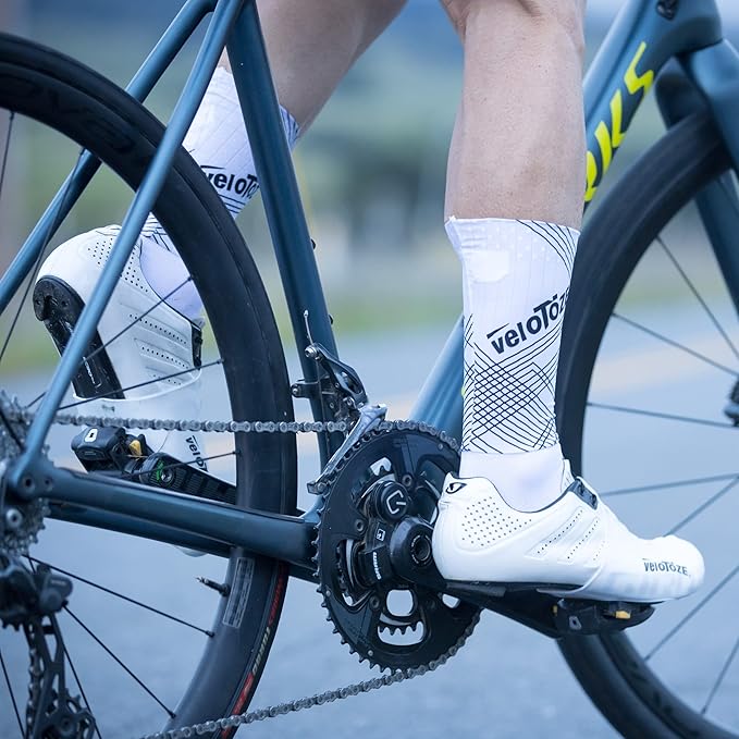 veloToze Aero Sock for Bike Racing - Advanced Aero Fabric, UCI Compliant, for Aerodynamic Advantage in Bike Races and ITT