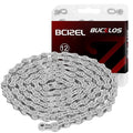 BUCKLOS 6/7/8/9/10/11/12 Speed Bike Chain, High Performance Lightweight Bicycle Chains for Road Bike/Mountain Bike/Ebike,Compatible with Shimano, SRAM, Campagnolo Silver/Gold