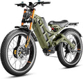 eAhora Romeo Pro 3 [2026] Peak 5600W Electric Bike for Adults 50Mph, 60V 80Ah Battery 250 Miles,Long Range Dual Motors Ebike,26"*4.0 Fat Tire Full Suspension