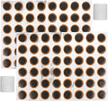 96 Pcs Bike Tire Repair Kit Bike Bicycle Tire Patches Rubber Patch Outdoor Cycling Bicycle Tire Tool Bicycle Inner Tube Puncture Patch Kits with 2 Pcs Metal Rasp for All Inflatable Inner Tubes