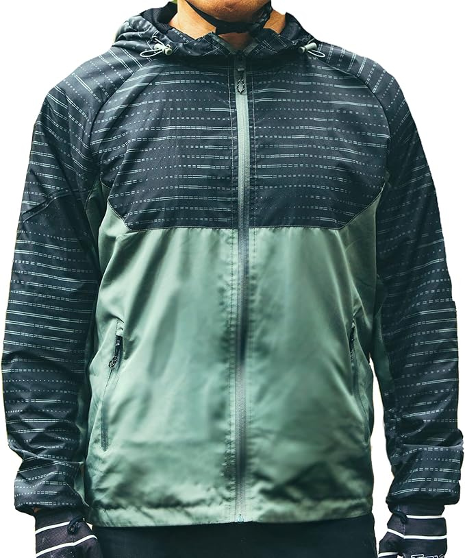 Men’s Mountain Biking Jacket – Lightweight, Breathable, Windproof, Water-Resistant MTB Shell
