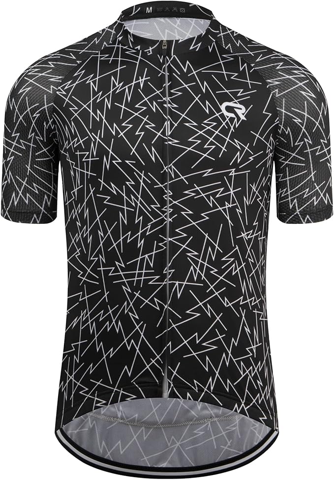 Coconut Ropamo CR Mens Cycling Jersey Short Sleeve Road Bike Shirt with 3+1 Zipper Pockets Breathable Quick Dry