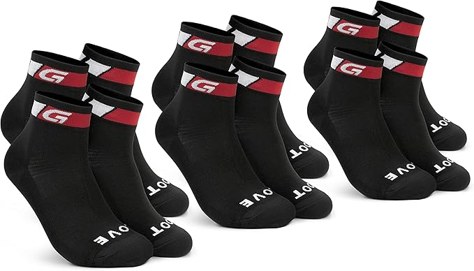 GripGrab Classic Low Cut Summer Cycling Socks Single & Multipack Short Coolmax Bicycle Socks for Spinning Indoor Biking