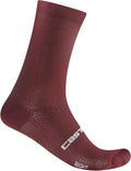 CASTELLI Men’s Espresso 18 Sock, Moisture Wicking Performance Cycling Apparel Sock for Road & Gravel Biking