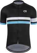 Coconut Ropamo CR Mens Cycling Jersey Short Sleeve Road Bike Shirt with 3+1 Zipper Pockets Breathable Quick Dry