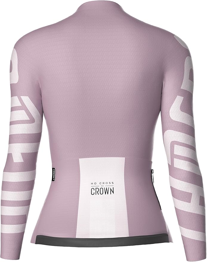 LAMEDA Cycling Jersey Women Long Sleeve, Breathable Bike Jersey with Pockets, Bike Shirts for Bicycle Road Biking Riding
