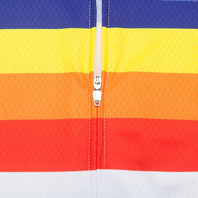 New Pro Full Zipper Men's Cycling Jersey Short Sleeve Riding Shirt USA