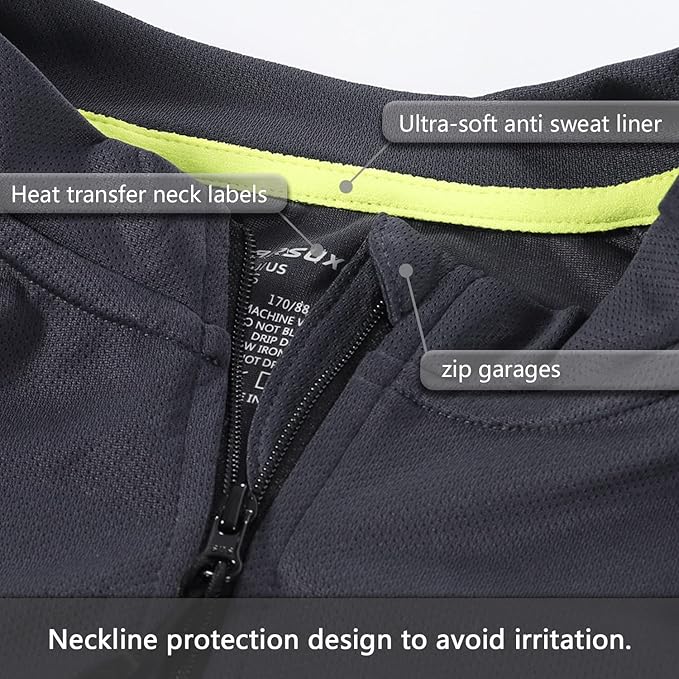 ARSUXEO Men's Short Sleeves Cycling Jersey Bicycle Biking Bike Shirt 636
