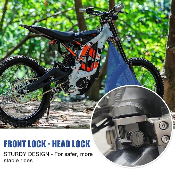 PSLER Front Lock - Head Lock, Fits for Light Bee X and S/X160/X260 Electric Dirt Bike (Not Fits RST Shock)