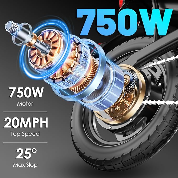 Fat Tire Electric Bike for Adults - UL2849 Certified, 48V Battery, Foldable & Non-Foldable Options, 30-40MPH, LCD Display, Urban Commuter Ebike