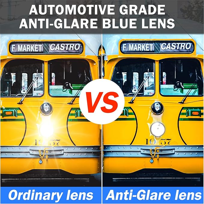 Anti-Glare Handlebar Bike Mirror, Retractable Mirror Rod & 360° HD Adjustable Lens Scratch Resistant, Folding Rear View Mirror Suitable for 20-23mm Handlebar - LEFT
