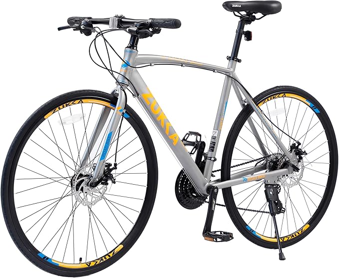 24 Speed Hybrid Bike Disc Brake 700C Road Bike for Men Women's City Bicycle