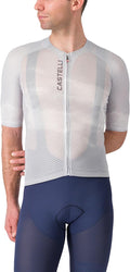 CASTELLI Men’s Climber’s A/C Jersey, Quarter Length Sleeve, Full Zip, Road Cycling & Gravel Biking Jersey with UV Protection
