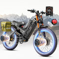 eAhora 2025 Latest Romeo Pro 3/2/Pro 5600W/50Mph 4000W/46Mph Dual Motor Electric Bike for Adults, 60V/80Ah 52V/70Ah 250+Miles Long Range Ebike 26''*4.0 Fat Tire Full Suspension Off-Road Ebike, UL2849