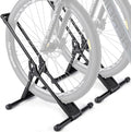 CXWXC Bicycle Stand Floor - Indoor Bike Rack Garage Storage - Bike Stand Floor Type Parking Rack for 20”-29” Mountain MTB & Road Bikes (2 Bike Rack)
