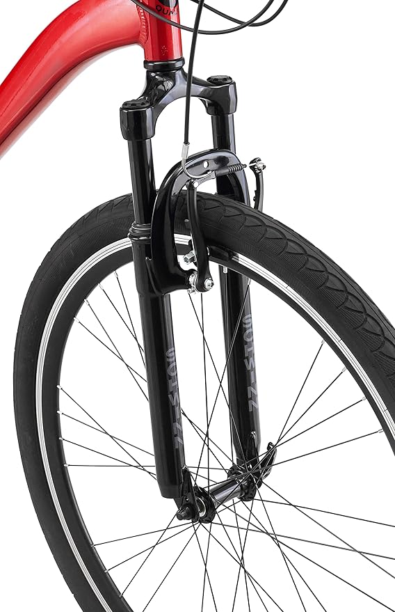 Schwinn Network 3.5 Hybrid Bike, 700c Mens and Womens Bike, 21-Speed Hybrid Bicycle, Aluminum Frame, Suspension Seat, Alloy Linear Pull Brakes, Adult Bicycle
