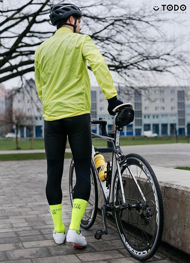 TODO PRO Cycling Socks - Breathable Bike Socks for Men and Women