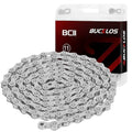 BUCKLOS 6/7/8/9/10/11/12 Speed Bike Chain, High Performance Lightweight Bicycle Chains for Road Bike/Mountain Bike/Ebike,Compatible with Shimano, SRAM, Campagnolo Silver/Gold