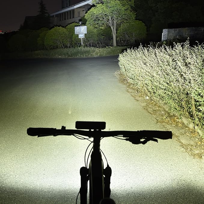 Super Bright 3400 Lumens LED Bike Light USB Rechargeable - 5 Modes Bicycle Headlight with 7H Runtime, IPX6 Waterproof, Quick Release Mount for Mountain Road Cycling Commuting Night Safety