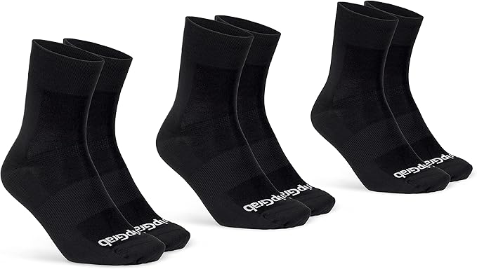 GripGrab Lightweight SL Performance Summer Cycling Socks Eyecatching 2 Lengths Road Mountain Gravel Bike Indoor Biking