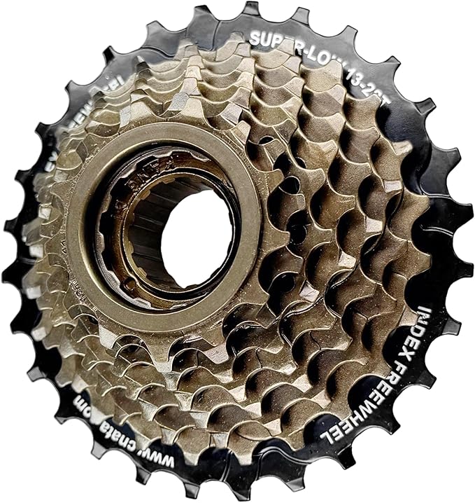 VERKSTAD 7/8 Speed Freewheels 14-32T/14-28T/13-32T/13-28T Bike Freewheel Threaded Type Cycling Replacement Part for Mountain Bike Road Bike