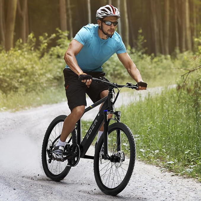 Electric Bike, 1000W Peak Motor, 26” E Bike for Adults, 40 Miles Range & 22 Mph Ebike, Electric Bicycle for Commute, 7 Speed & Colorful LCD Display (Light Blcak)