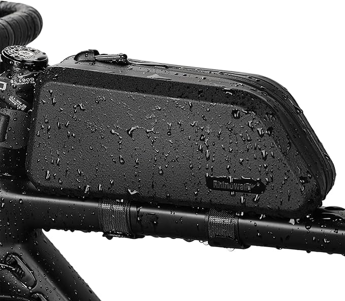 Bike Top Tube Bag Waterproof 1.5L Bike Frame Bag Bikepacking Cycling Tools Storage Bag for MTB Road Bike