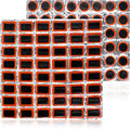 96 Pcs Ponches Frios para Bicicletas, Tire Patches for Bicycle Inner Tube Repair, 0.98 Inch Rubber Patch Kit, Emergency Road Cycling Tool (Square + Circle)