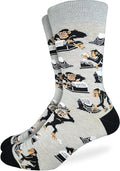 Good Luck Sock Novelty Crew Socks for Adults - For Men, Women and Teens