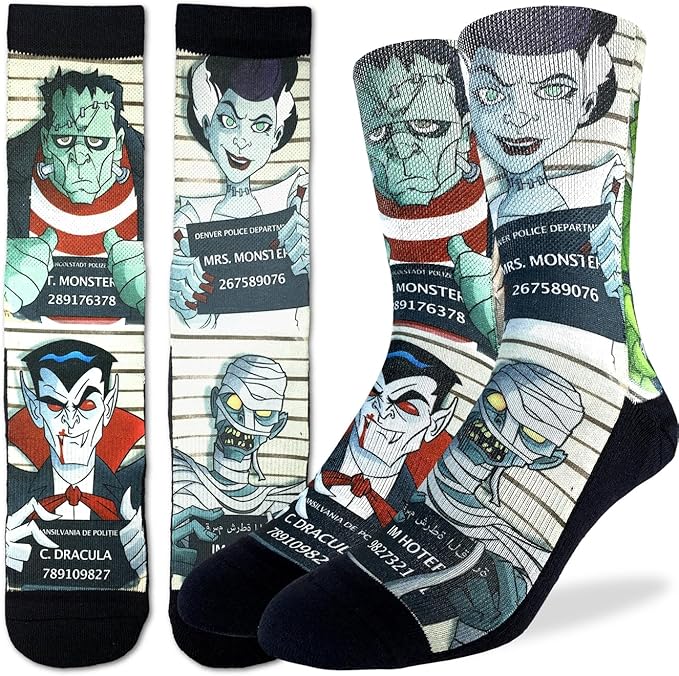 Good Luck Sock Novelty Crew Socks for Adults - For Men, Women and Teens