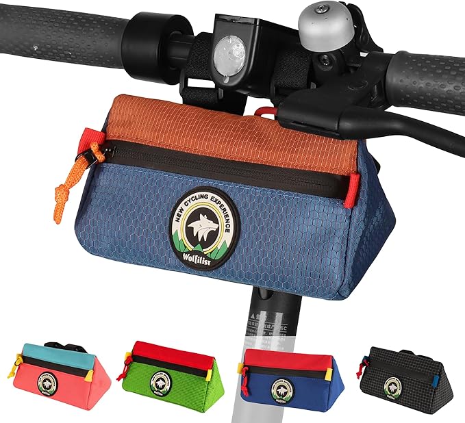Bike Handlebar Bag,Kids Bicycle Front Basket Pack,Waterproof Bikes Bag,Small Bicycle Handle Bar Bag for Boys Girls Men Women