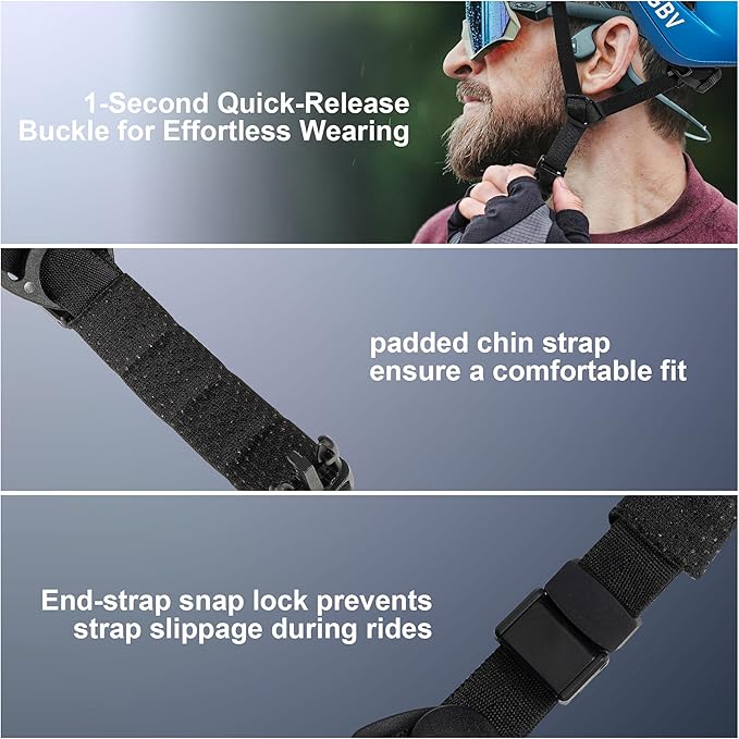 Adult Bike Helmet for Men/Women with Helmet Bag 2 Removable Moisture-Wicking Liners Adjustable Dial Comfort Fit Lightweight Shockproof CPSC 1203 Safety Certified for Road-Ready/Urban-Commute/MTB