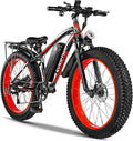 Electric Bike for Adults,1500W Peak Motor E Bikes, 26" Fat Tire Electric Bicycle, 30/33 MPH 60/70 Miles Electric Mountain Bike, Removable Battery, Dual Brake, 7 Speed