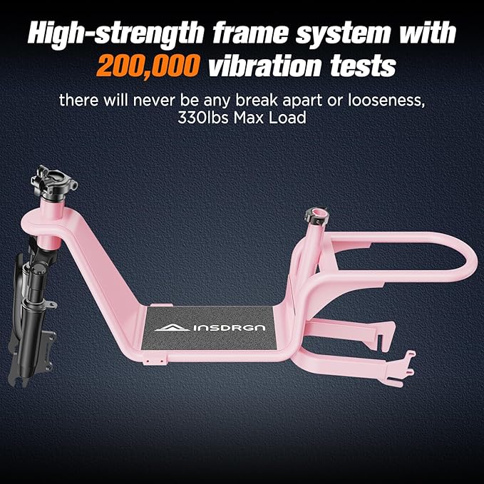 Electric Scooter Adults, 1300W/900W Peak Motor, Electric Scooter with Seat, 48V 13Ah/10.4Ah Battery, 14" Tires, 35/28 Miles Range, 20 MPH, 330 LBS Load, Dual Braking