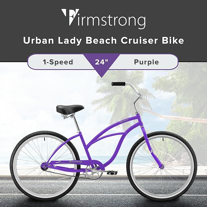 sixthreezero Urban Lady Beach Cruiser Bike, Women's 3 Speed Hybrid Bicycle