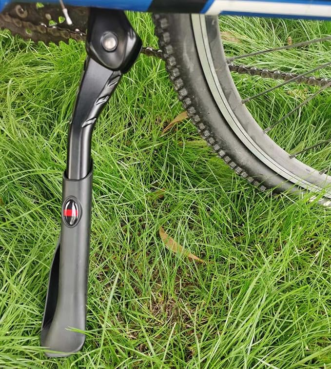 Bike Kickstand Aluminium Adjustable Center Bicycle Kickstand suitable Rear Side Bicycle Kickstand Fit for 26" 27.5" 29" 700C Bike Kick Stand for Bicycles Kickstand