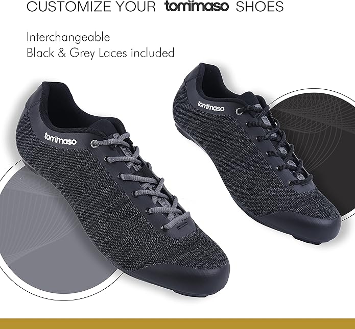 Tommaso Strada Mens SPD & Peloton Shoes—Ready-to-Ride with Peloton Delta Cleat or SPD Cleats for Indoor Bikes—Explore Vareity Cycling Shoes & Bike Accessories.
