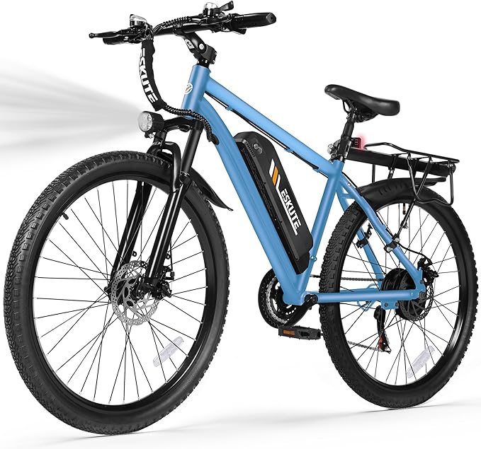 M200 Electric Bike for Adults – 21-Speed Gear 27.5" Mountain E-Bike, 1200W Peak Brushless Motor 28MPH, 48V 10.4Ah&13Ah Removable Battery, Up to 55-65 Miles Range, Step Over Commuter E-MTB, NFC Unlock